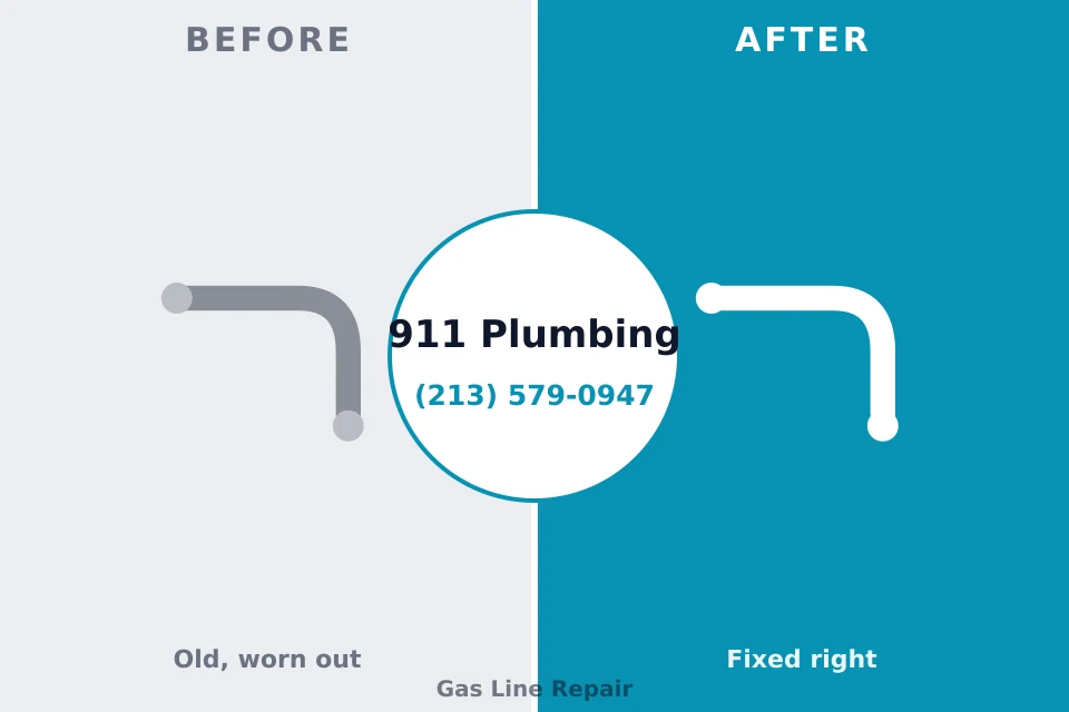 Before and after: plumbing company Holt, MI